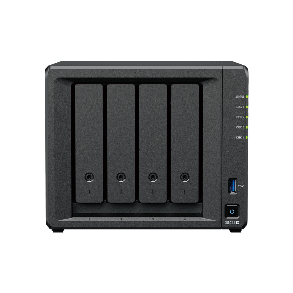 Servidor NAS DiskStation DS425+ 2GB RAM 4 bahías 3.5"/2.5" | Synology