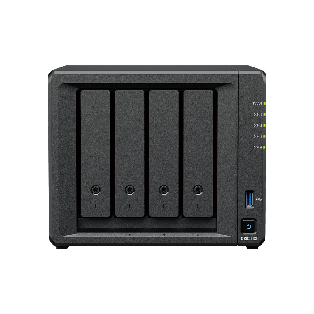 Servidor NAS DiskStation DS925+ 4GB RAM 4 bahías 3.5"/2.5" | Synology