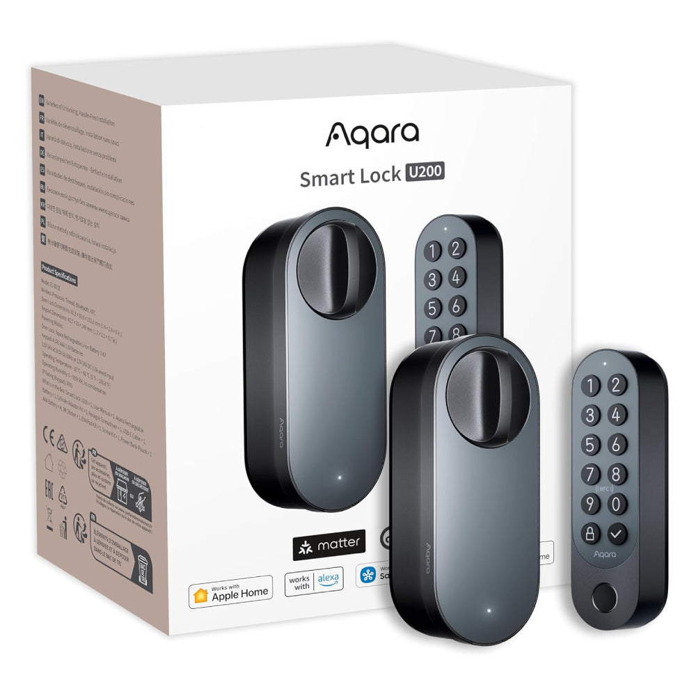 Cerradura inteligente U200 Lite Negro | Aqara