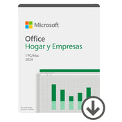 Tarjeta Microsoft Office Hogar y Empresas 2024