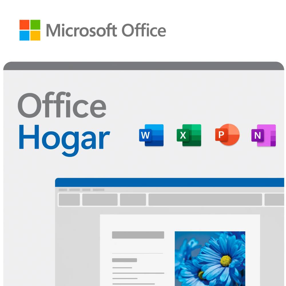 Tarjeta Microsoft Office Hogar 2024