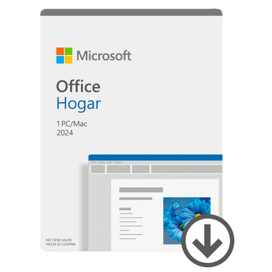 Tarjeta Microsoft Office Hogar 2024