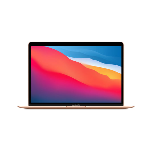 MacBook Air de 13 pulgadas Chip M1 de Apple con CPU de ocho núcleos y GPU de siete núcleos, Oro, 8GB, 256 GB - Rossellimac