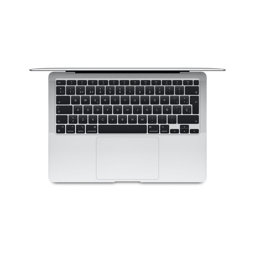 MacBook Air de 13 pulgadas Chip M1 de Apple con CPU de ocho núcleos y GPU de siete núcleos, Plata, 8GB, 256 GB - Rossellimac