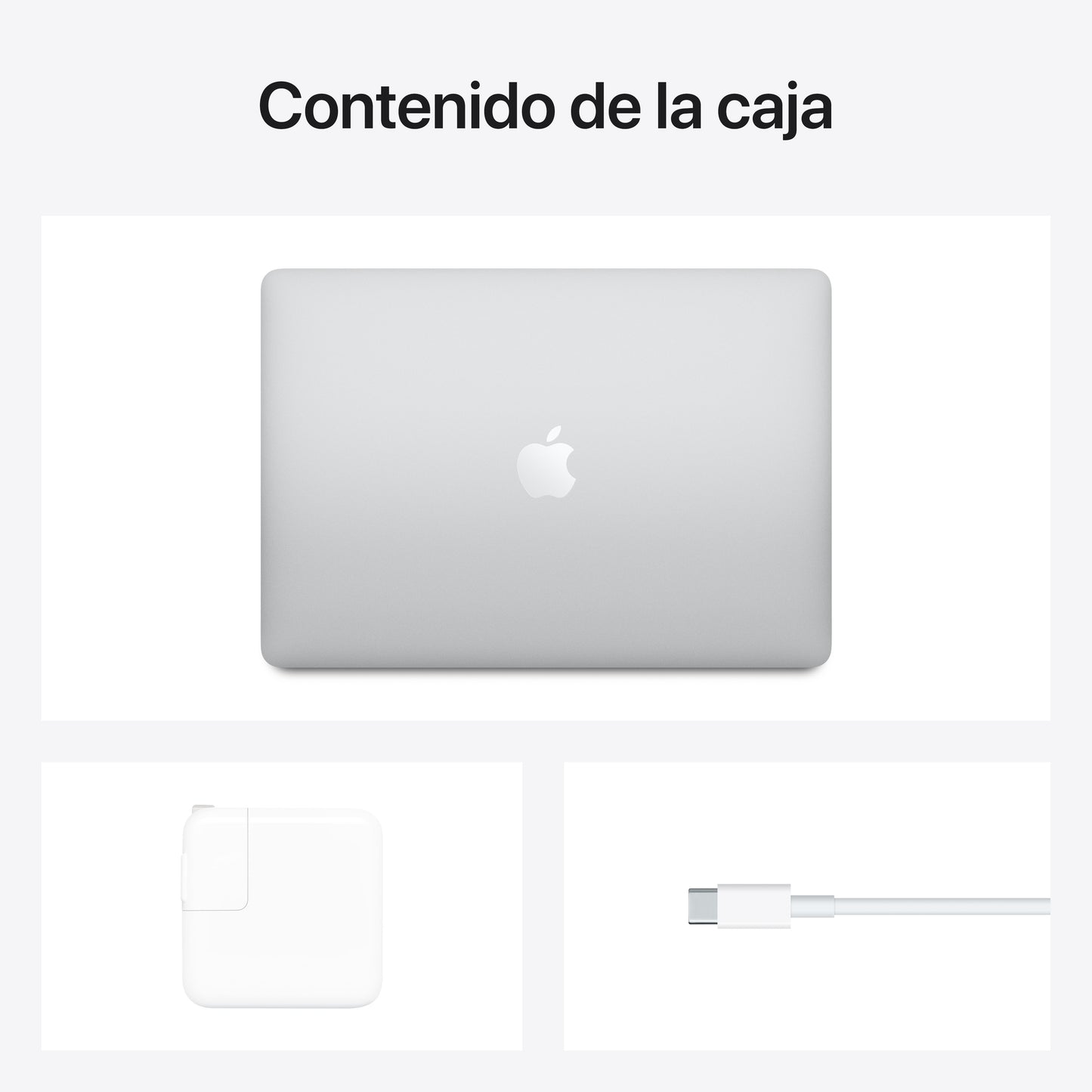 MacBook Air de 13 pulgadas Chip M1 de Apple con CPU de ocho núcleos y GPU de siete núcleos, Plata, 8GB, 256 GB - Rossellimac