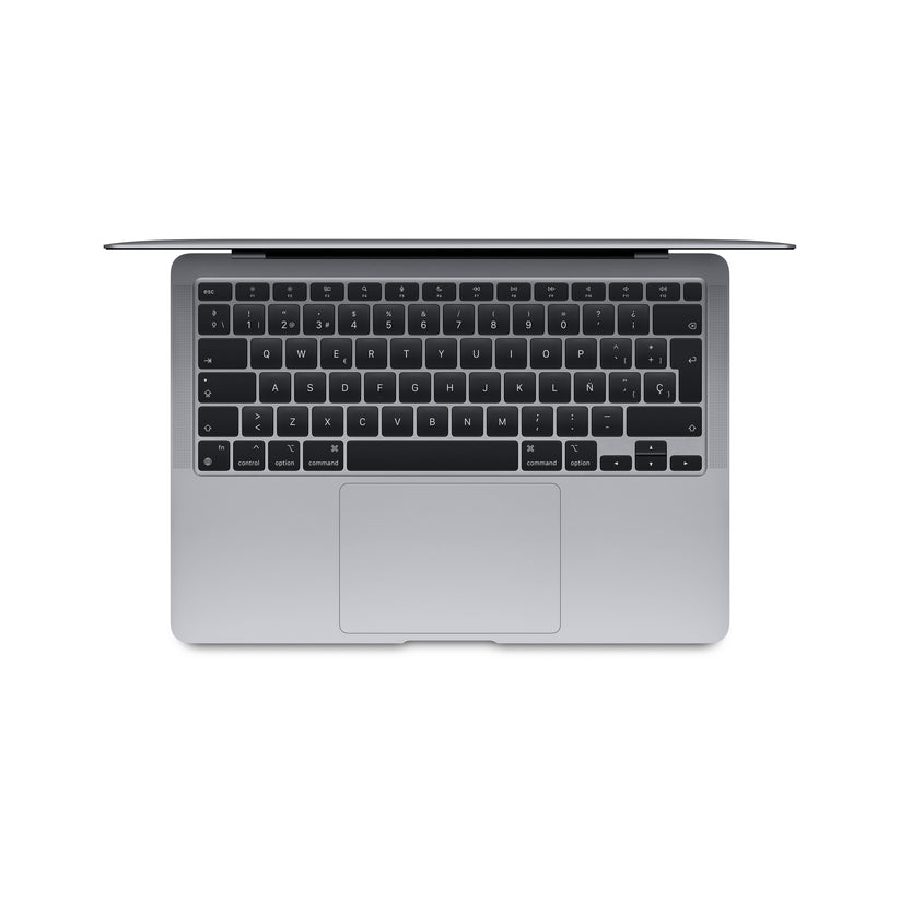 MacBook Air de 13 pulgadas Chip M1 de Apple con CPU de ocho núcleos y GPU de siete núcleos, Gris espacial, 8GB, 256 GB - Rossellimac