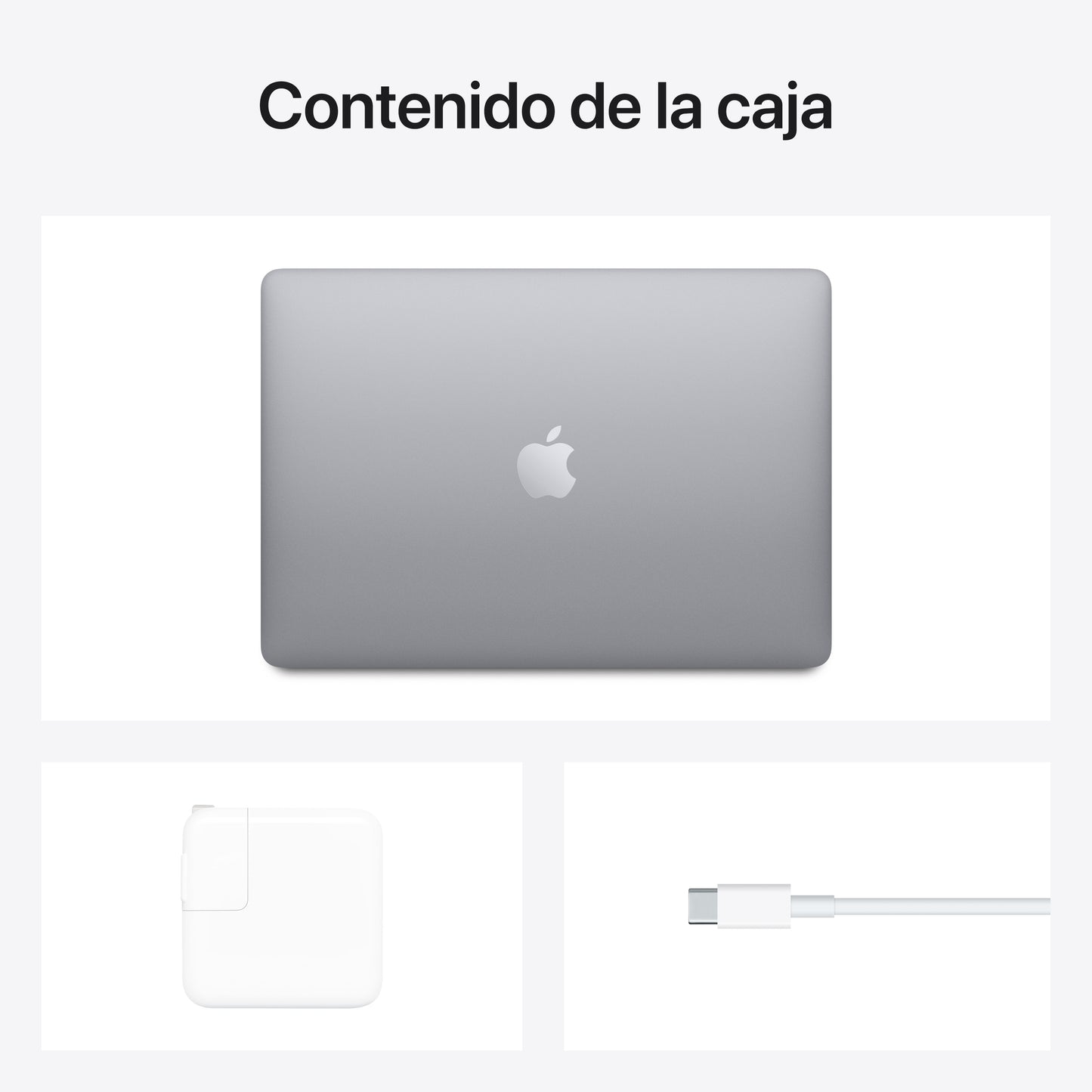 MacBook Air de 13 pulgadas Chip M1 de Apple con CPU de ocho núcleos y GPU de siete núcleos, Gris espacial, 8GB, 256 GB - Rossellimac