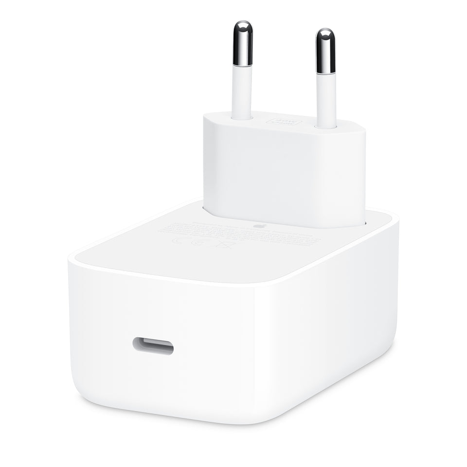 Adaptador de 40 W de Apple con potencia dinámica de 60 W máx., a la venta en Rossellimac