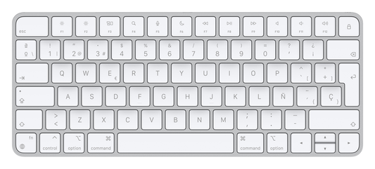Magic Keyboard, en blanco, Español - Rossellimac