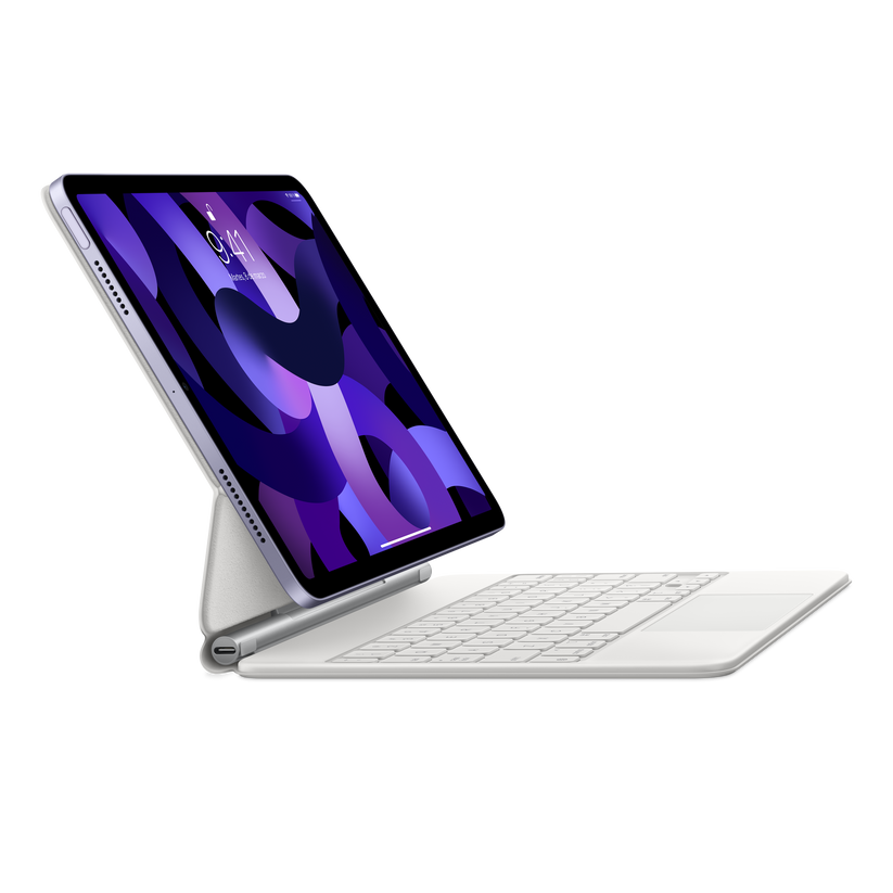 Magic Keyboard para el iPad Pro de 11 pulgadas (3.ª generación) y iPad Air (5.ª generación), en blanco, Español - Rossellimac