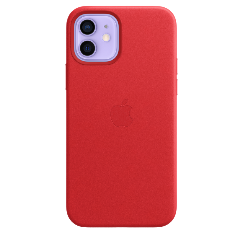 Funda de piel con MagSafe para el iPhone 12 y iPhone 12 Pro, (PRODUCT)RED - Rossellimac