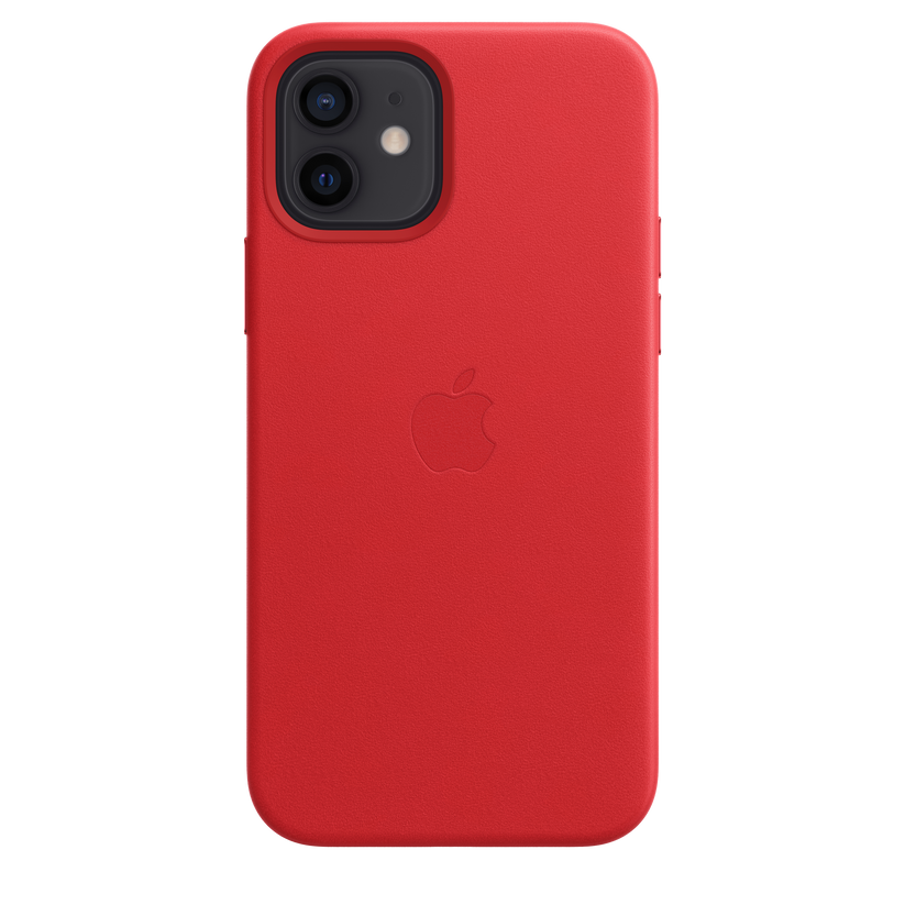 Funda de piel con MagSafe para el iPhone 12 y iPhone 12 Pro, (PRODUCT)RED - Rossellimac