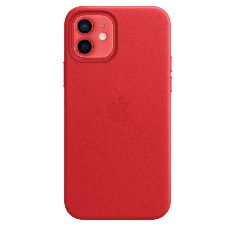 Funda de piel con MagSafe para el iPhone 12 y iPhone 12 Pro, (PRODUCT)RED - Rossellimac