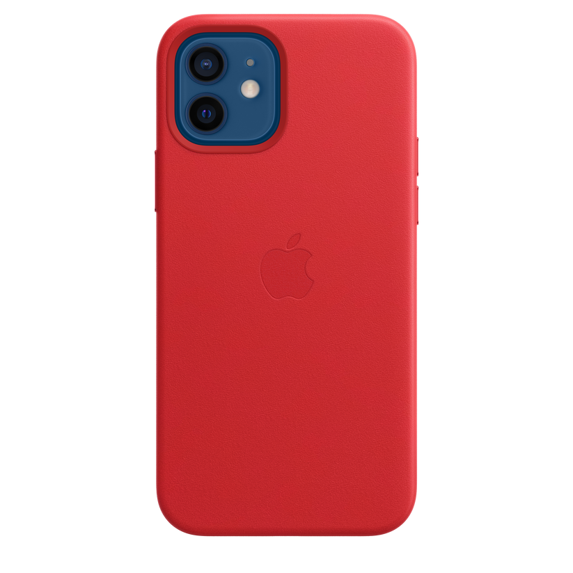 Funda de piel con MagSafe para el iPhone 12 y iPhone 12 Pro, (PRODUCT)RED - Rossellimac