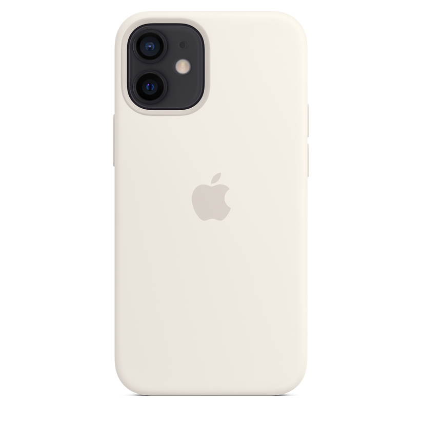 Funda de silicona con MagSafe para el iPhone 12 mini, Blanco - Rossellimac