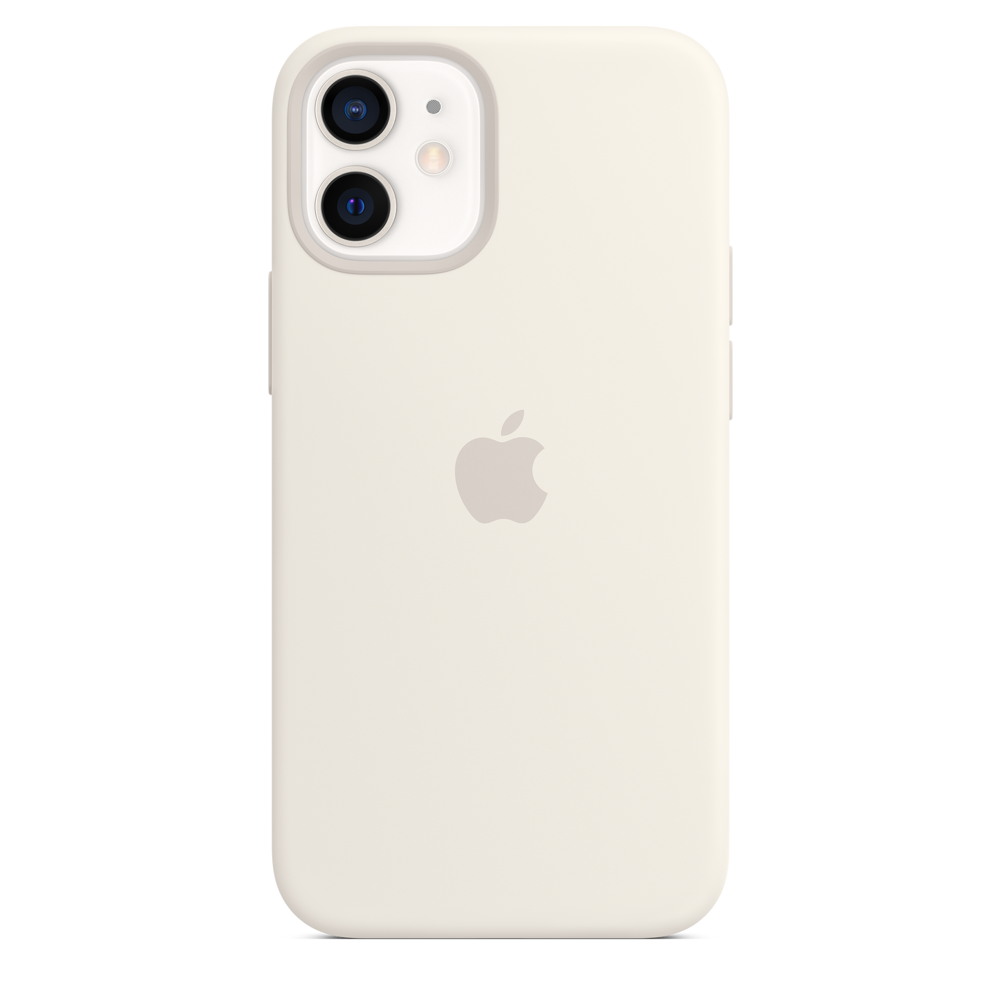 Funda de silicona con MagSafe para el iPhone 12 mini, Blanco