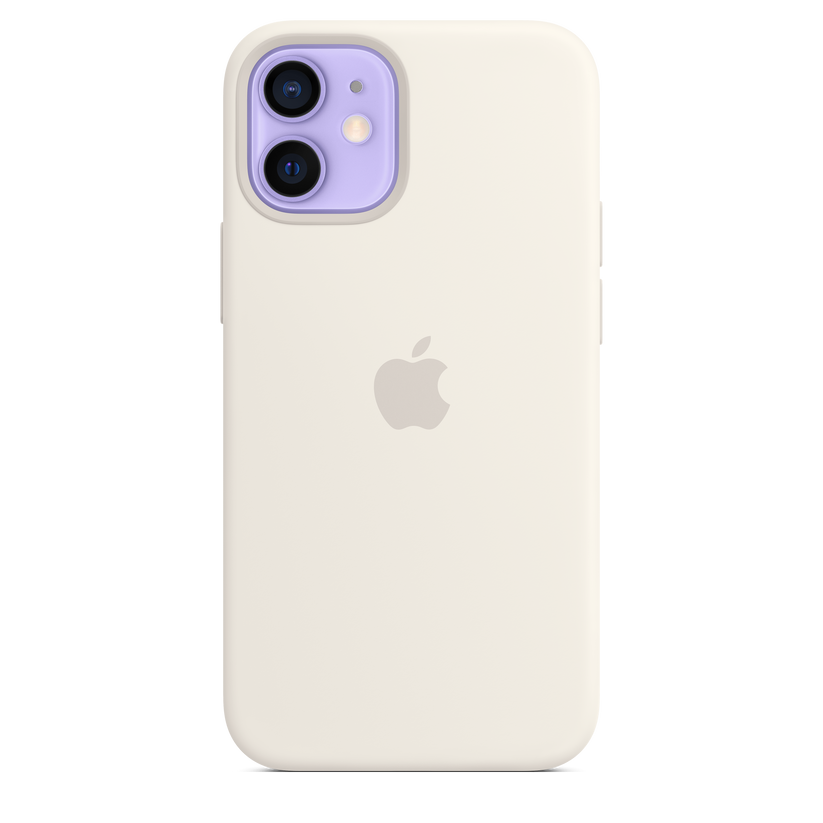 Funda de silicona con MagSafe para el iPhone 12 y iPhone 12 Pro - Blanco -  Apple (ES)