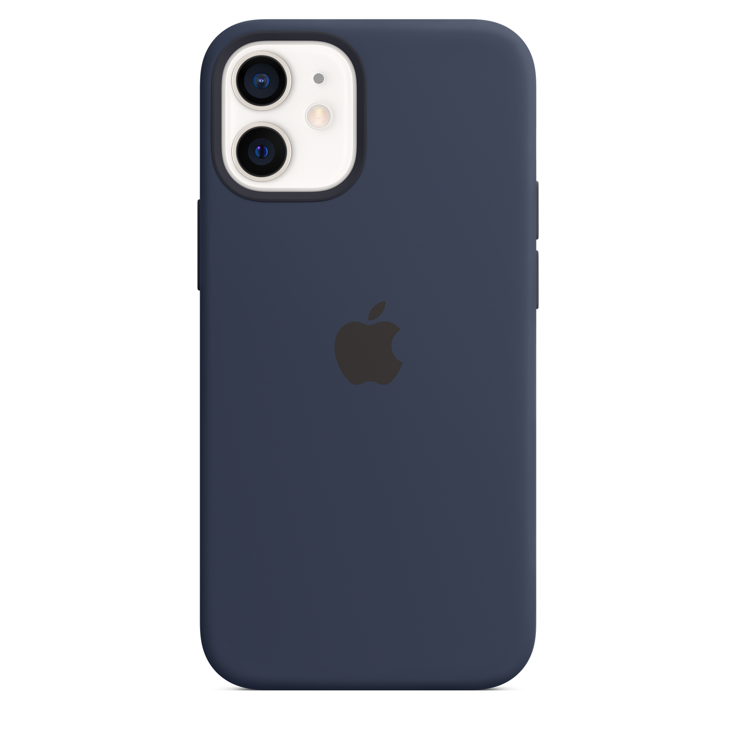 Funda de silicona con MagSafe para el iPhone 12 mini, Azul marino intenso