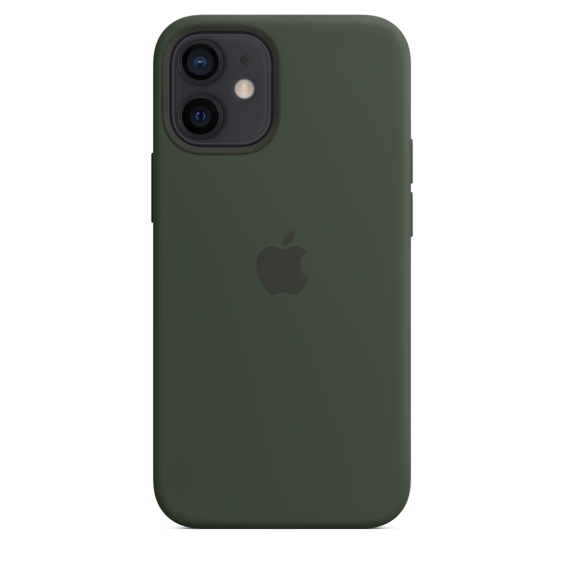 Funda de silicona con MagSafe para el iPhone 12 mini, Verde Chipre - Rossellimac