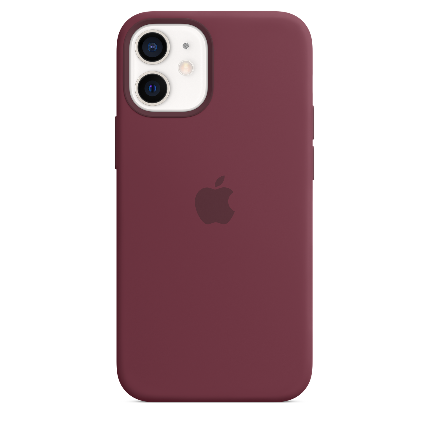 Funda de silicona con MagSafe para el iPhone 12 mini, Ciruela