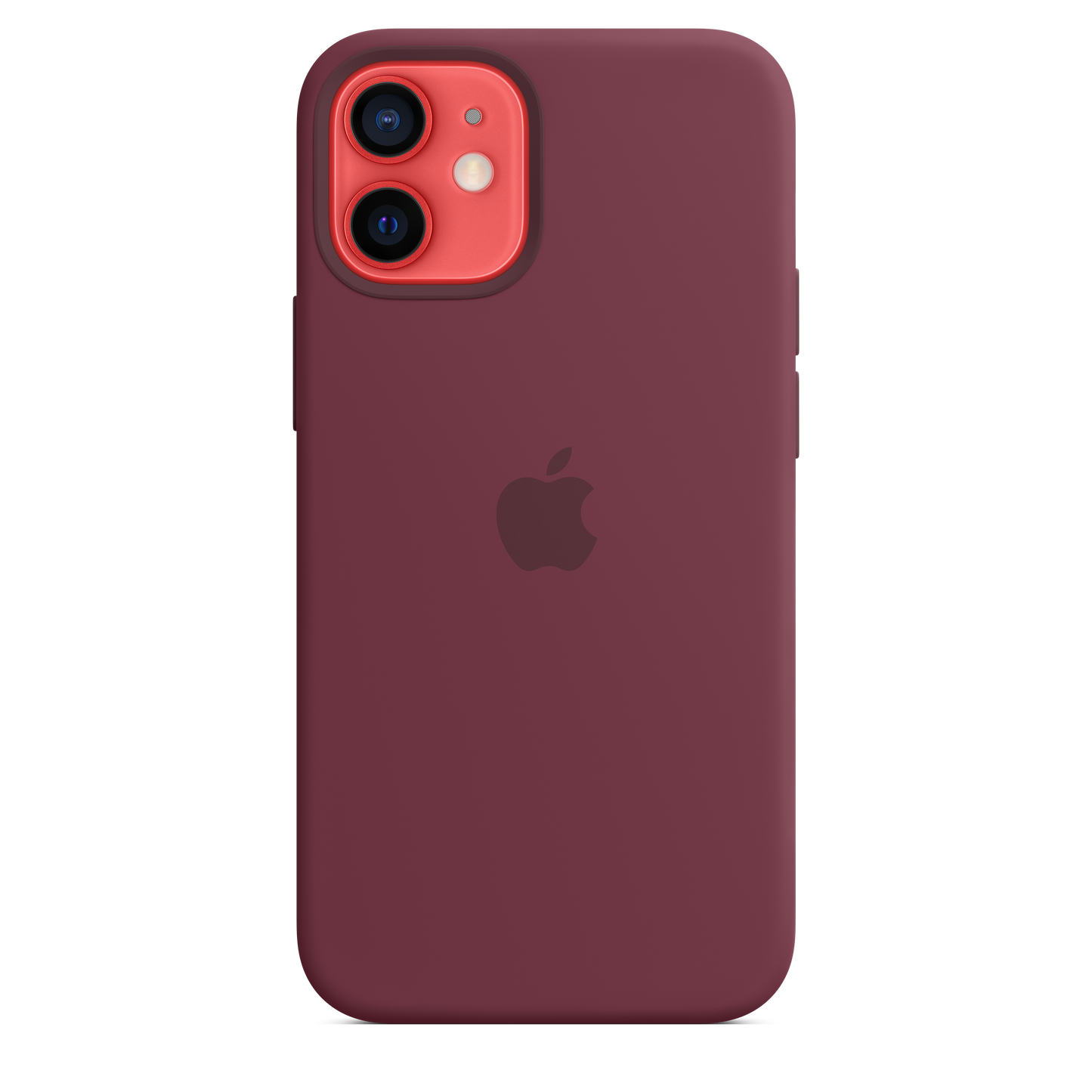 Funda de silicona con MagSafe para el iPhone 12 mini, Ciruela