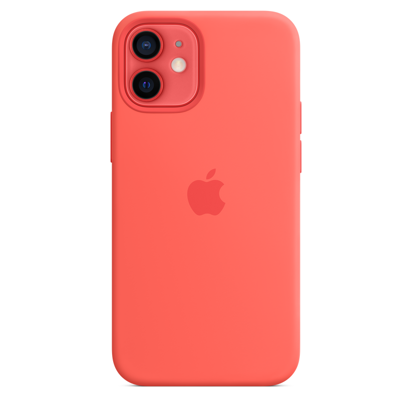 Funda de silicona con MagSafe para el iPhone 12 mini, Pomelo rosa - Rossellimac