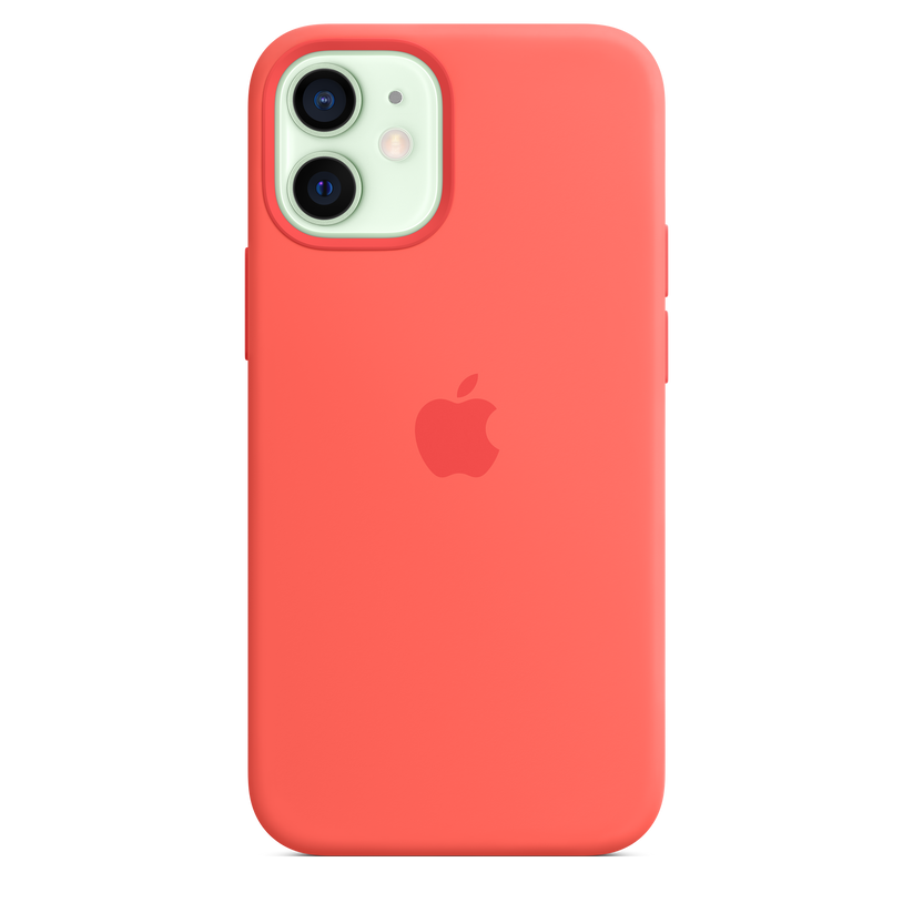 Funda de silicona con MagSafe para el iPhone 12 mini, Pomelo rosa - Rossellimac