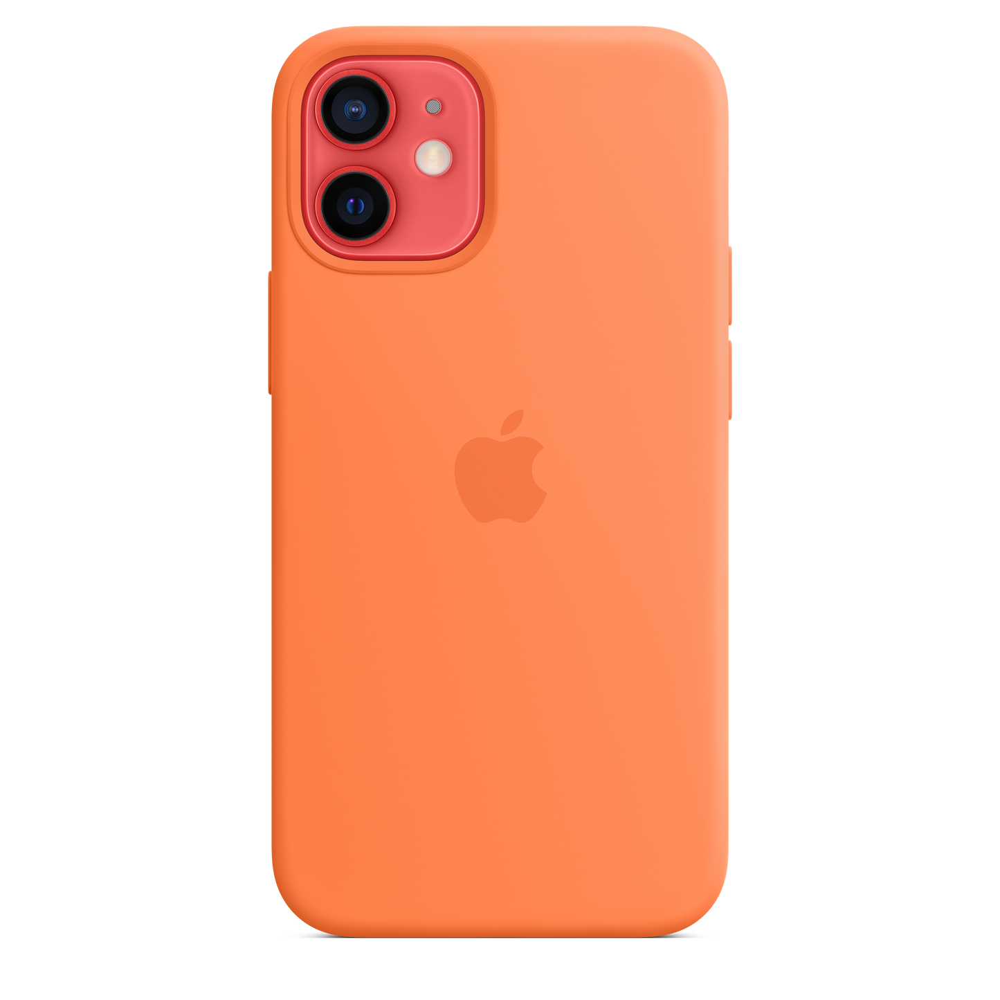 Funda de silicona con MagSafe para el iPhone 12 mini, Naranja kumquat - Rossellimac