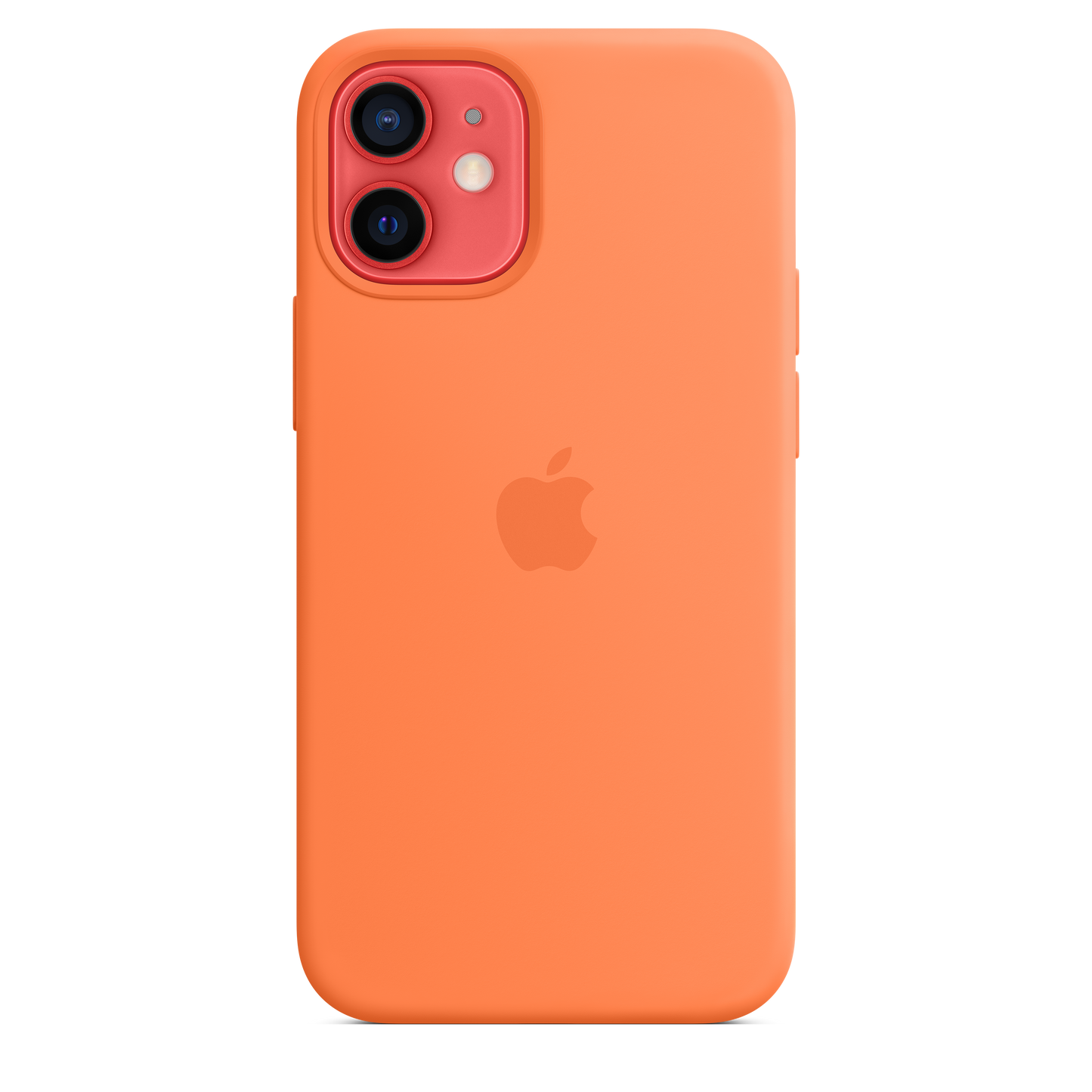 Funda de silicona con MagSafe para el iPhone 12 mini, Naranja kumquat
