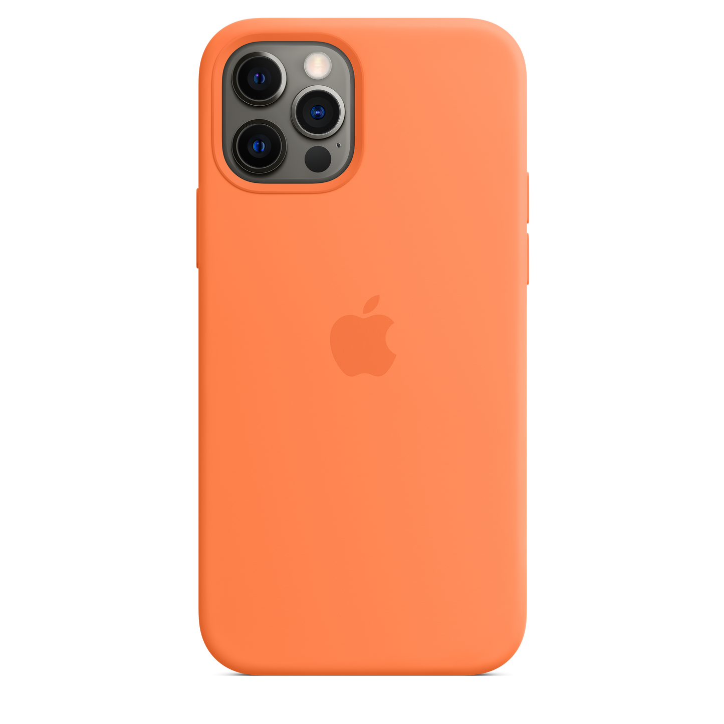 Funda de silicona con MagSafe para el iPhone 12 y iPhone 12 Pro, Naranja kumquat - Rossellimac