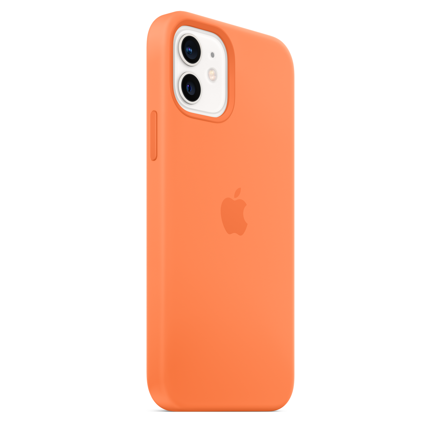 Funda de silicona con MagSafe para el iPhone 12 y iPhone 12 Pro, Naranja kumquat - Rossellimac