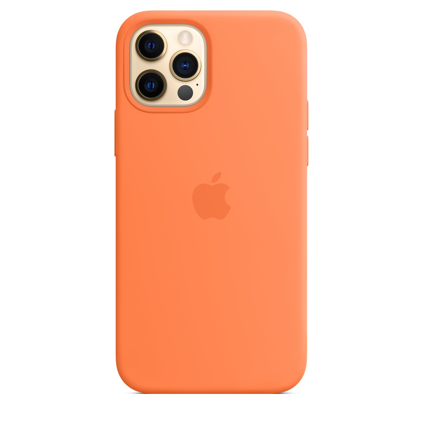 Funda de silicona con MagSafe para el iPhone 12 y iPhone 12 Pro, Naranja kumquat - Rossellimac