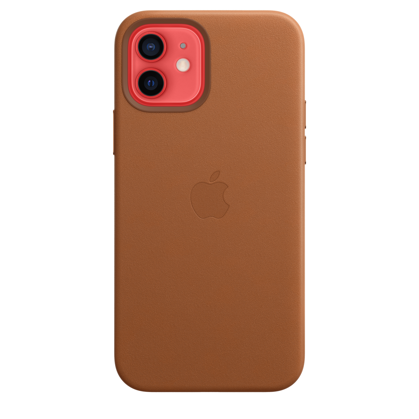 Funda de piel con MagSafe para el iPhone 12 y iPhone 12 Pro, Marrón caramelo - Rossellimac