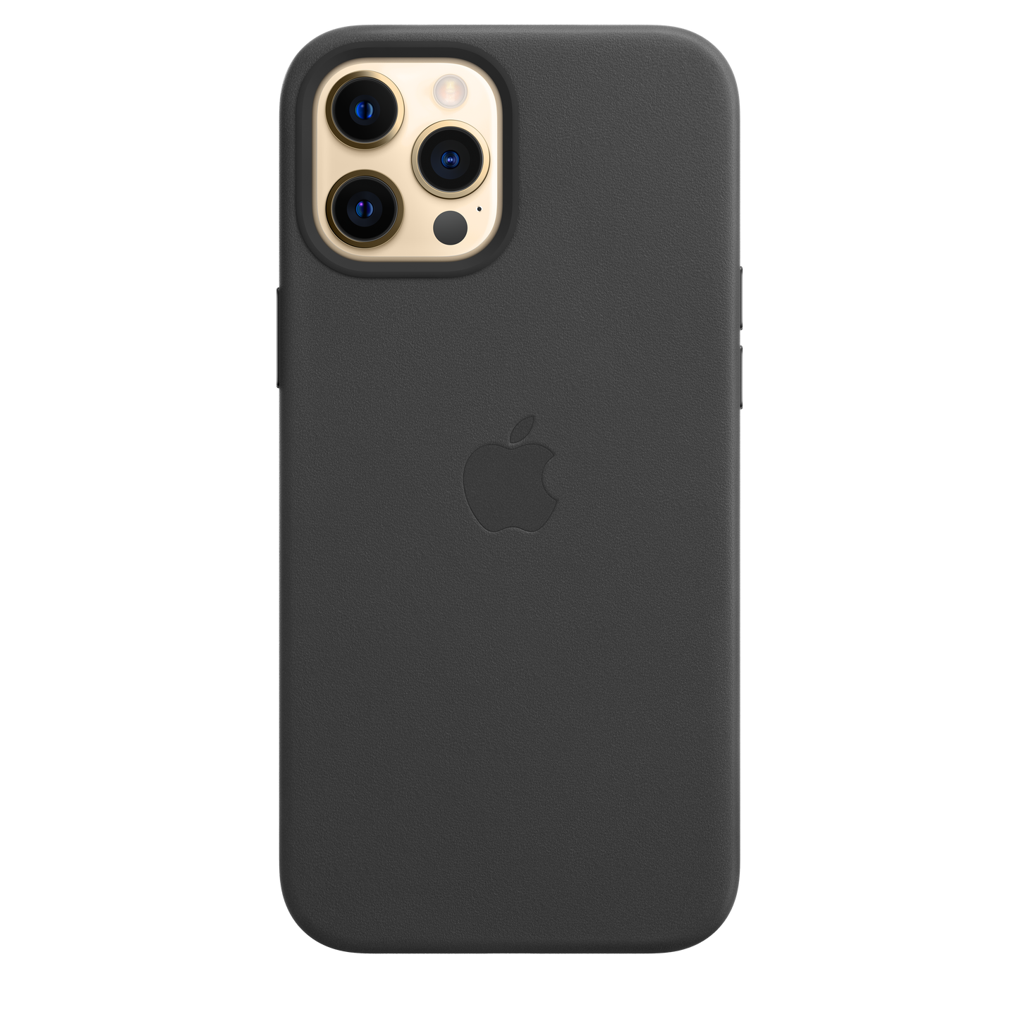 Funda de piel con MagSafe para el iPhone 12 Pro Max, Negro - Rossellimac