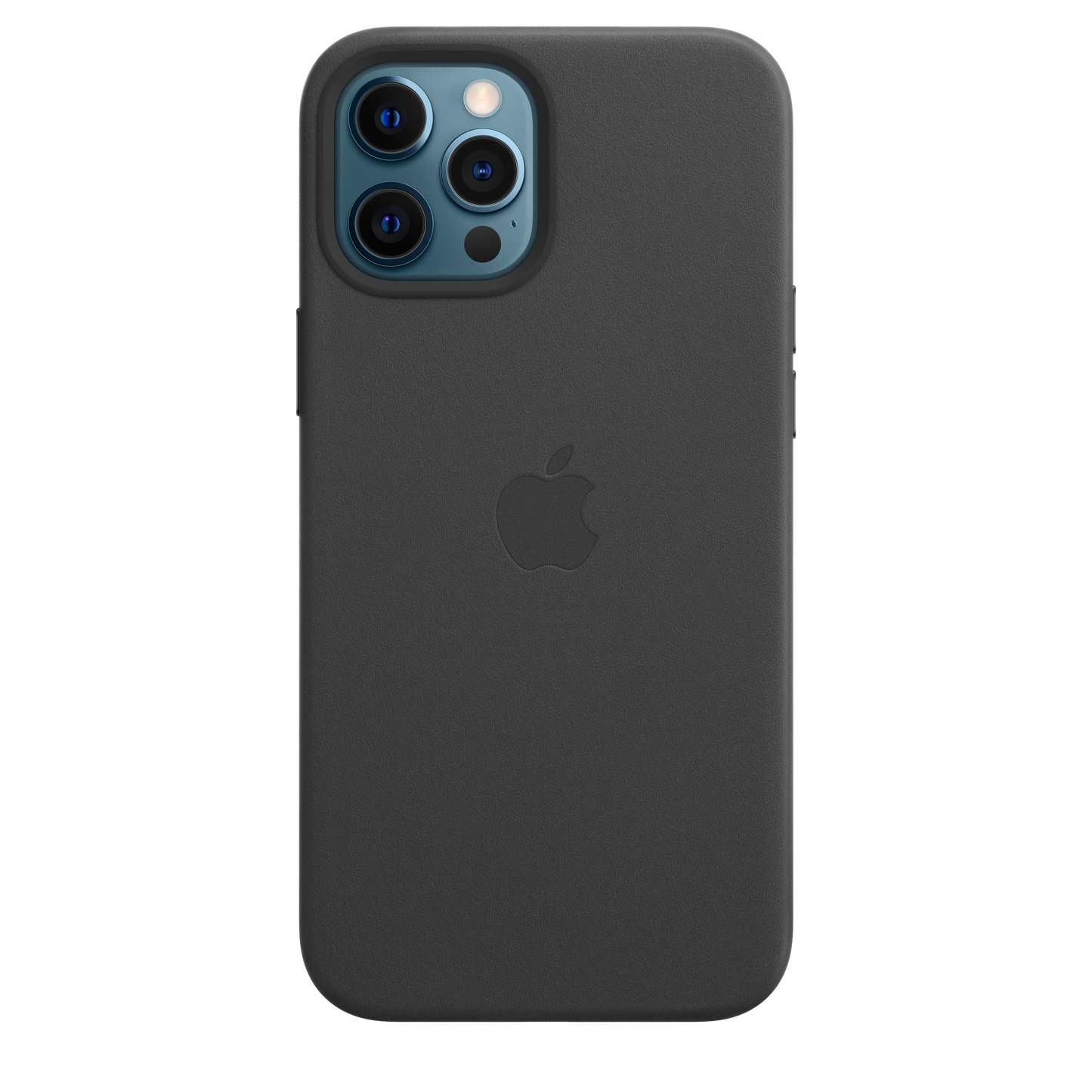 Funda de piel con MagSafe para el iPhone 12 Pro Max, Negro - Rossellimac