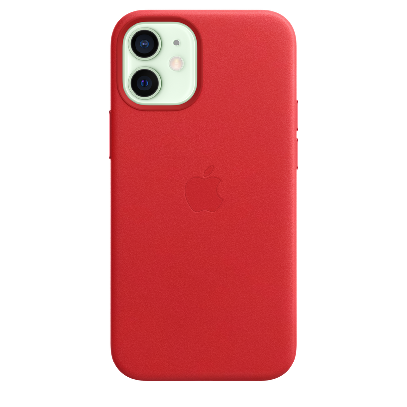 Funda de piel con MagSafe para el iPhone12 mini, (PRODUCT)RED - Rossellimac
