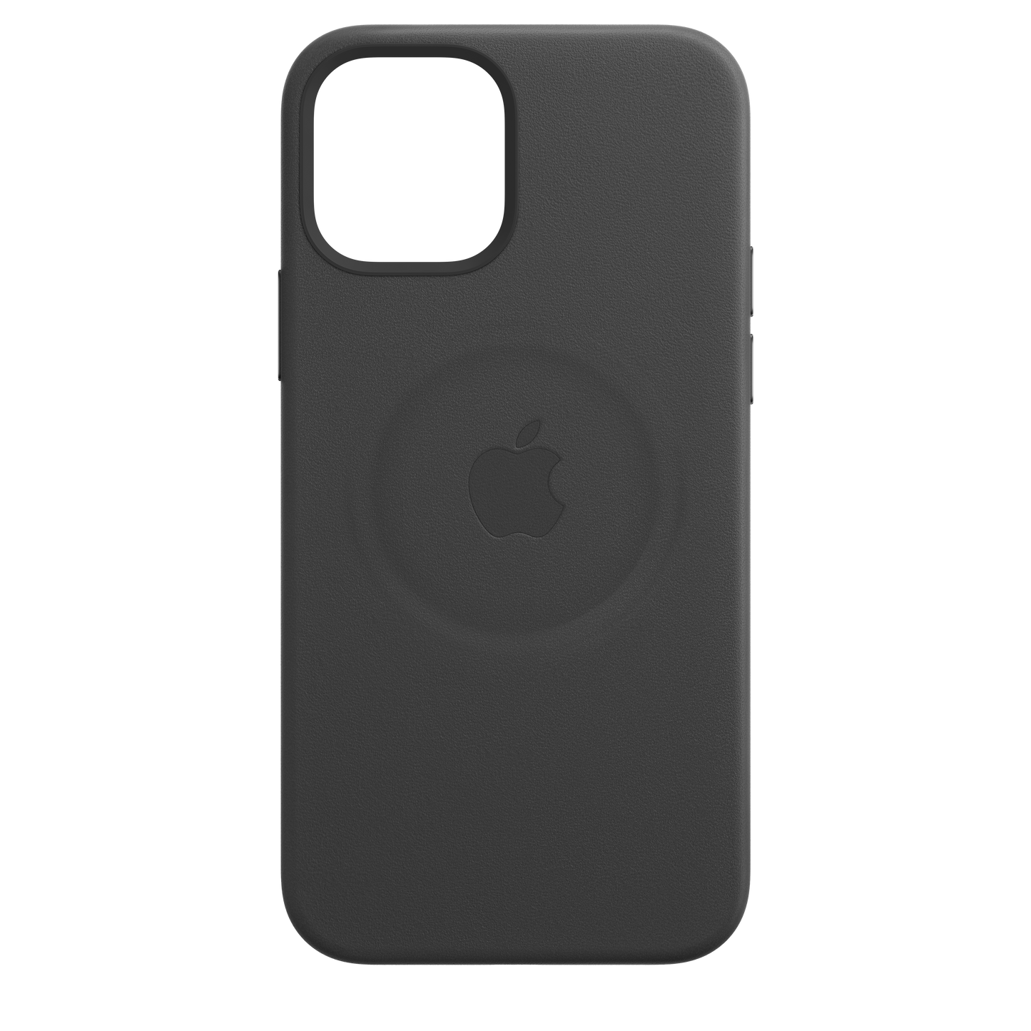 Funda de piel con MagSafe para el iPhone 12 Pro Max, Negro - Rossellimac