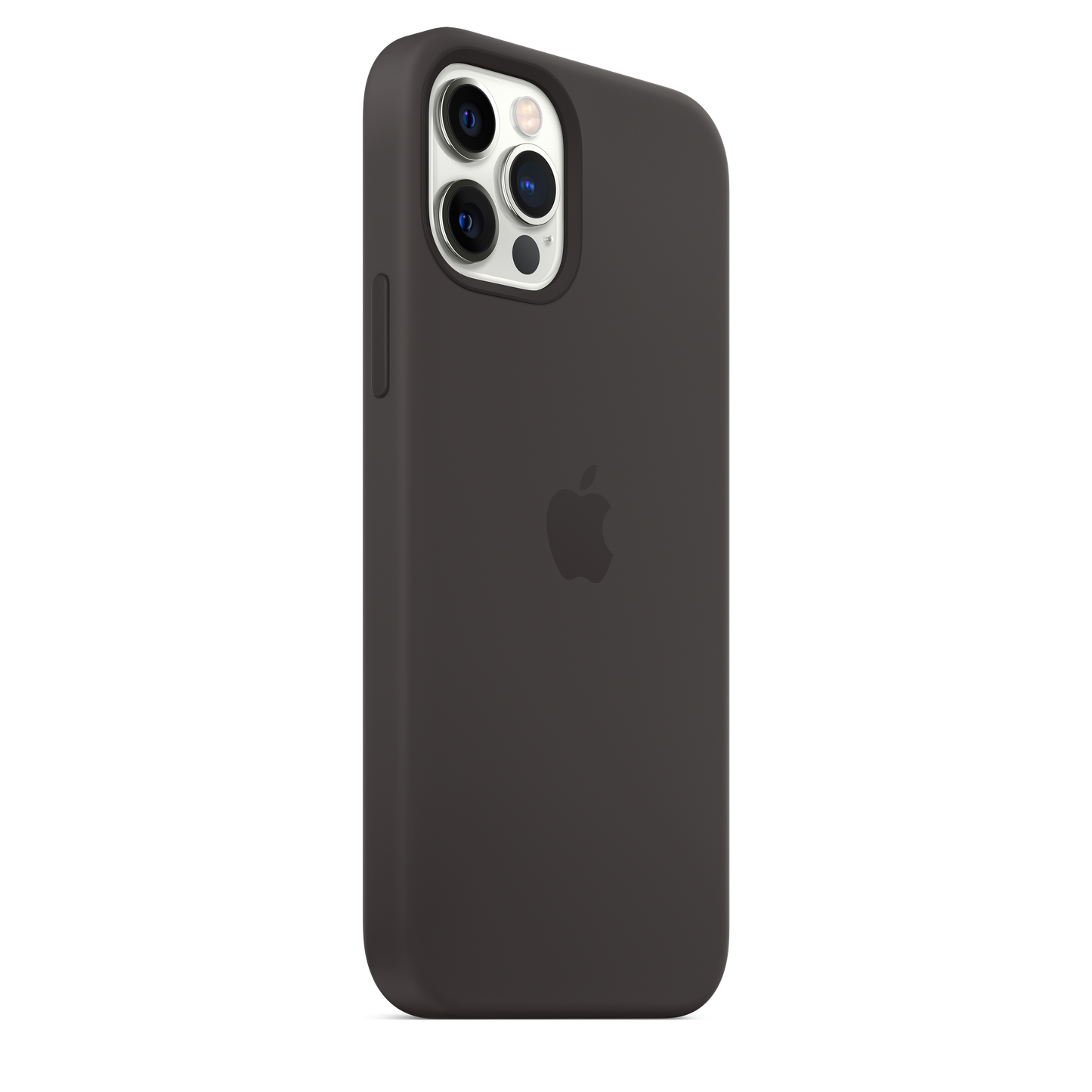 Funda de silicona con MagSafe para el iPhone 12 y iPhone 12 Pro, Negro - Rossellimac