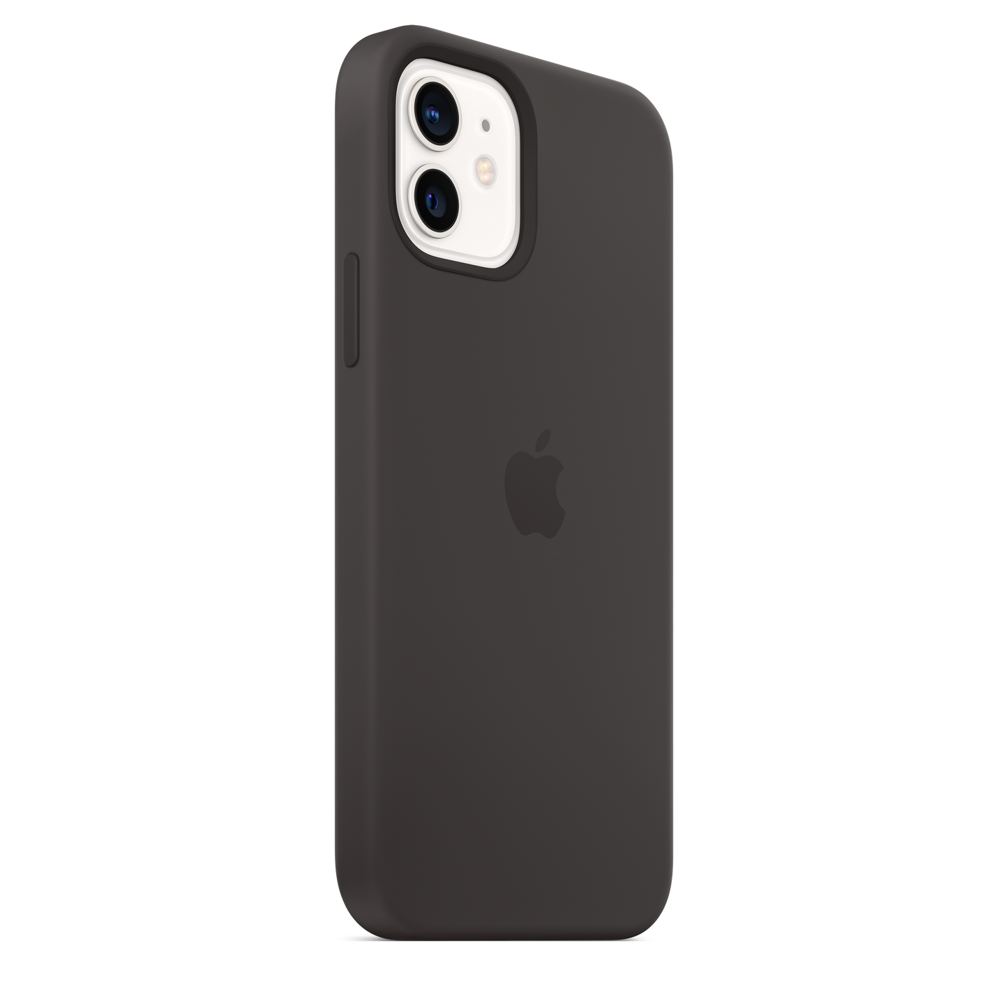 Funda de silicona con MagSafe para el iPhone 12 y iPhone 12 Pro, Negro - Rossellimac