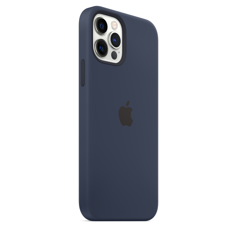Funda de silicona con MagSafe para el iPhone 12 y iPhone 12 Pro, Azul –  Rossellimac