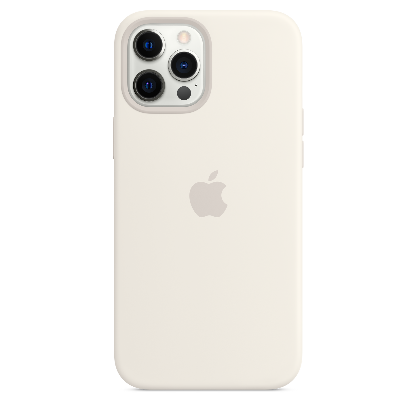 Funda de silicona con MagSafe para el iPhone 12 Pro Max, Blanco - Rossellimac