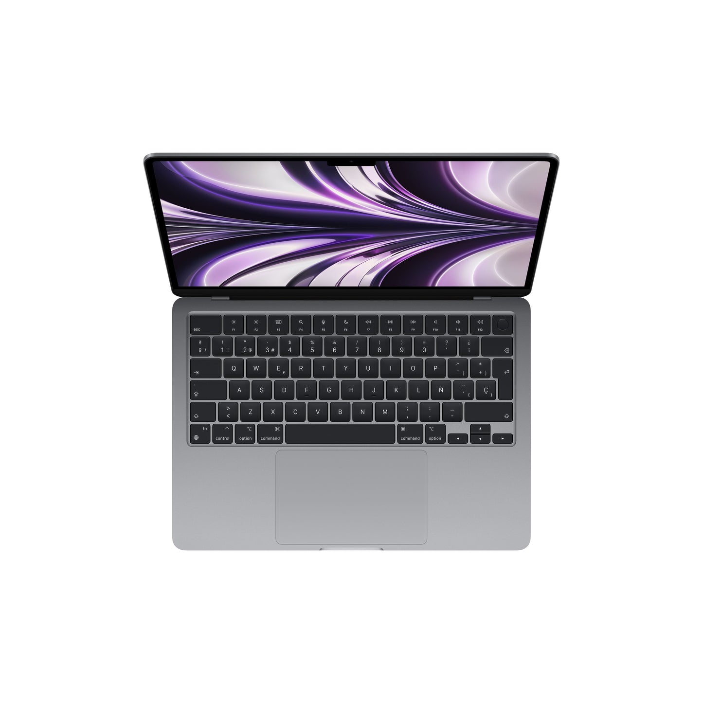 MacBook Air de 13 pulgadas Chip M2 de Apple con CPU de ocho núcleos y GPU de diez núcleos con adaptador de corriente USB‑C de 67 W de Apple, Gris espacial, 8GB, 512 GB - Rossellimac