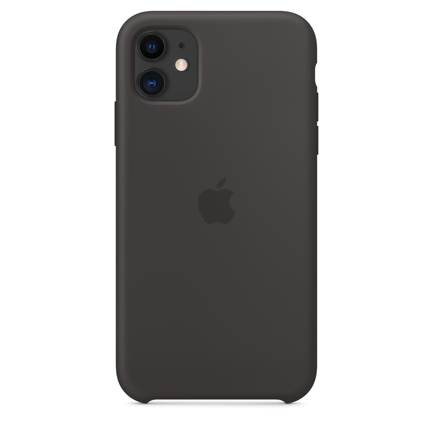 Funda de silicona para el iPhone 11, Negro - Rossellimac