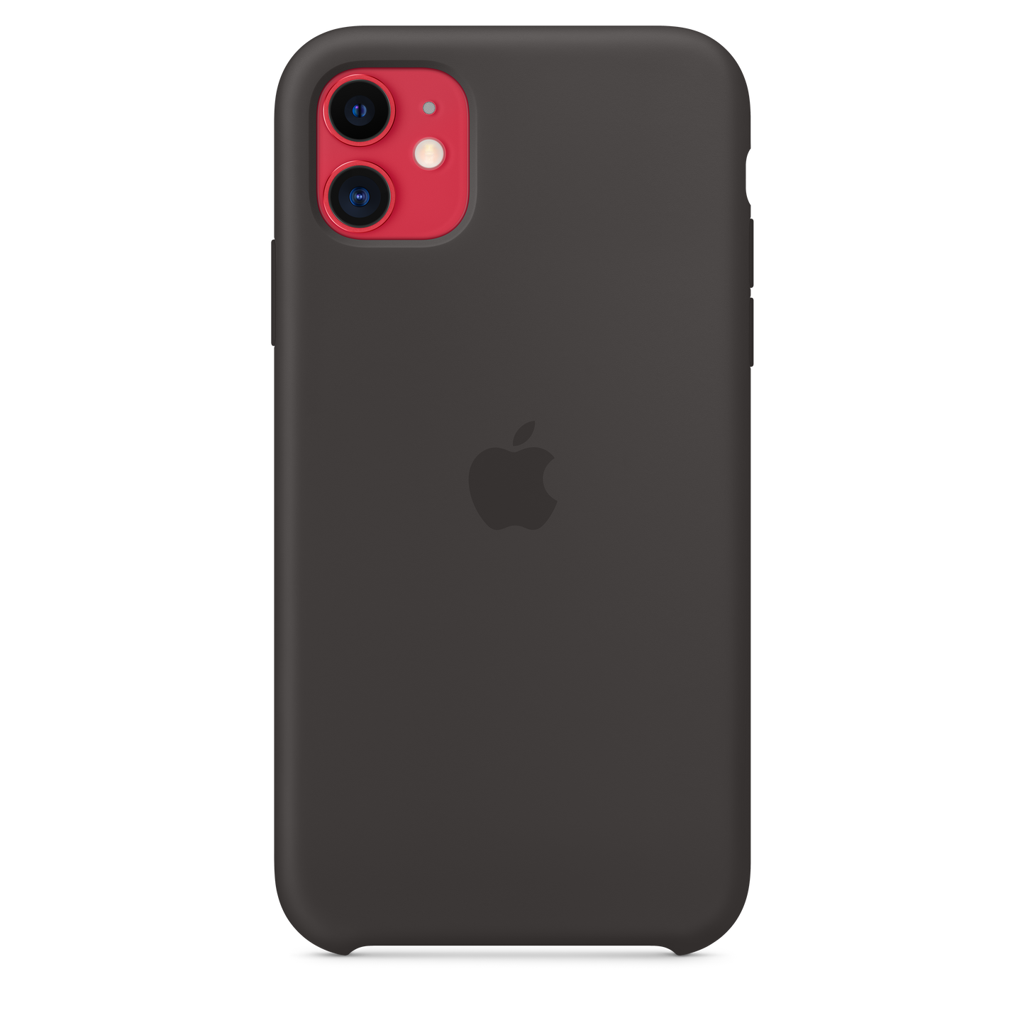 Funda de silicona para el iPhone 11, Negro - Rossellimac