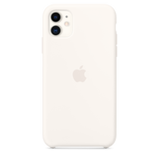 Funda de silicona para el iPhone 11, Blanco suave - Rossellimac