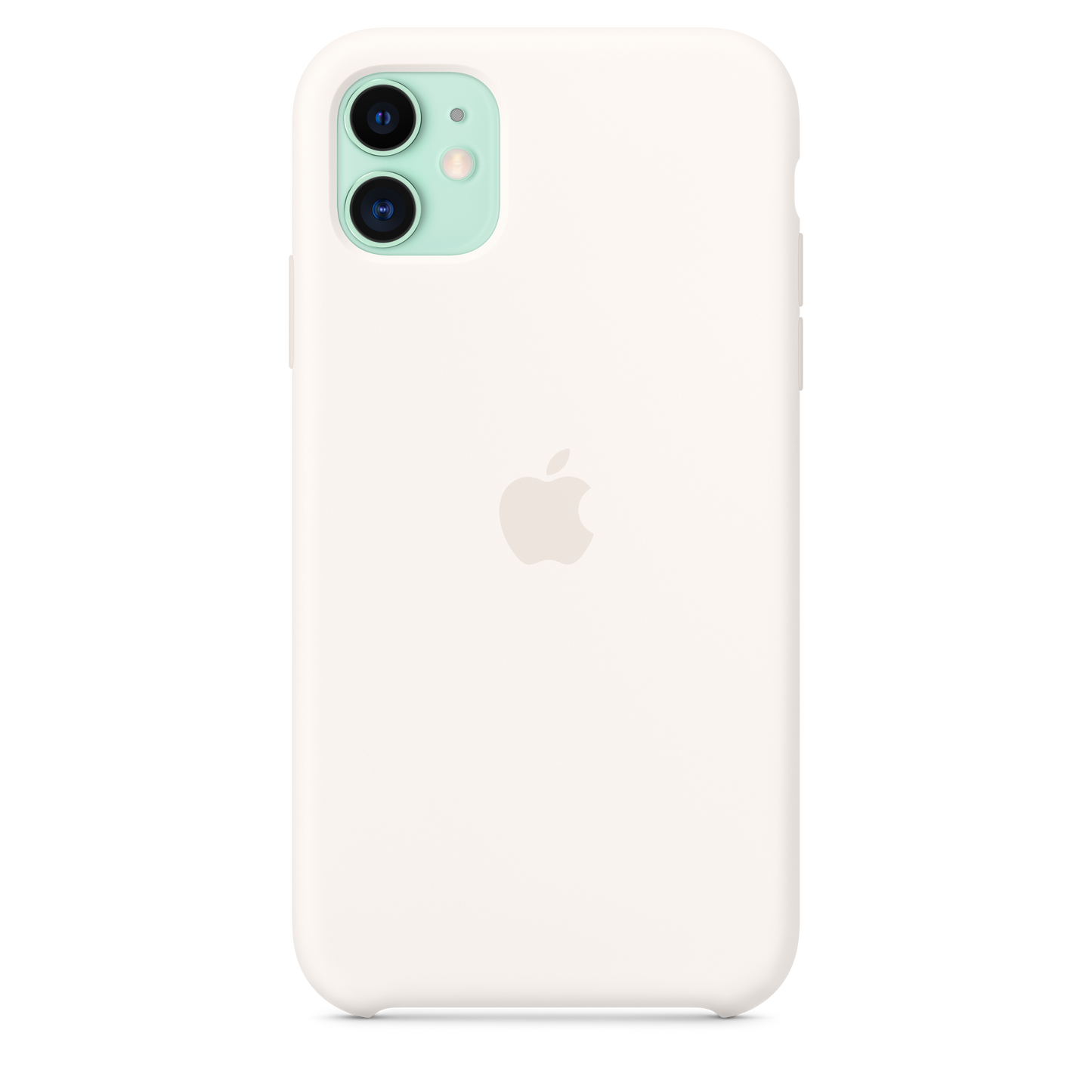 Funda de silicona para el iPhone 11, Blanco suave - Rossellimac