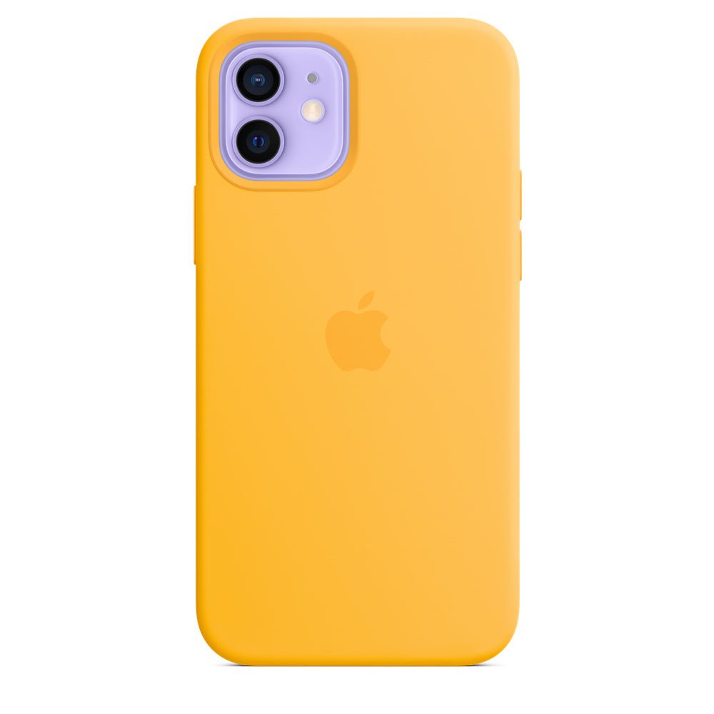 Funda de silicona con MagSafe para el iPhone 12 y iPhone 12 Pro, Girasol - Rossellimac