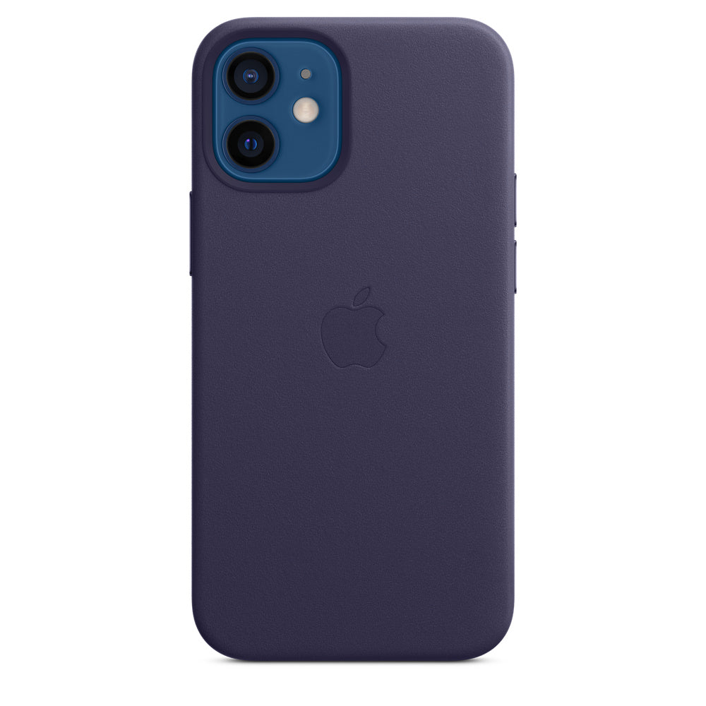 Funda de piel con MagSafe para el iPhone12 mini, Violeta profundo - Rossellimac