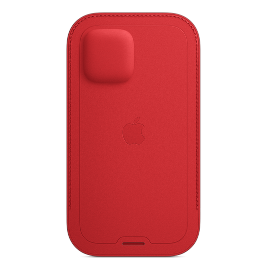 Funda integral de piel con MagSafe para el iPhone 12 y iPhone 12 Pro, (PRODUCT)RED - Rossellimac