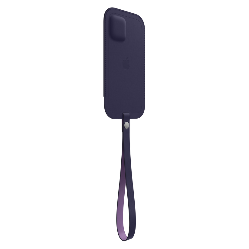 Funda integral de piel con MagSafe para el iPhone 12 y iPhone 12 Pro, Violeta profundo - Rossellimac